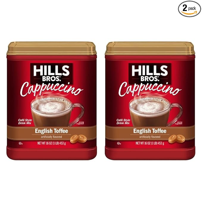 Hills Bros. Flavor Coffee (English Toffee, 16 Ounce (Pack of 2))