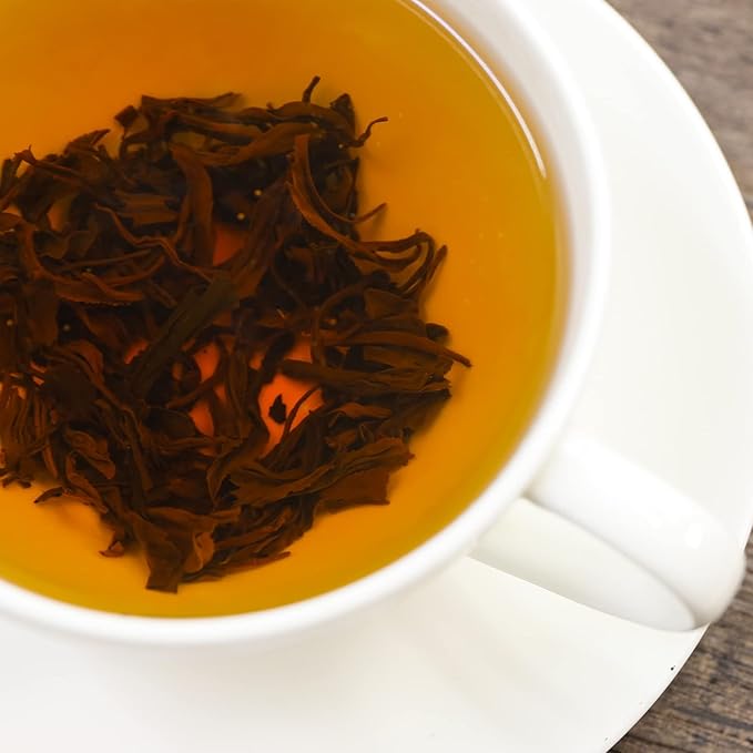 FullChea - Golden Monkey Tea - Chinese Black Tea Loose Leaf with Gold Tips - Health Tea (8.8oz / 250g)