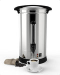 16L/4.2 Gal Commercial Coffee Urn with Double Wall Insulation, Stainless Steel Electric Coffee Maker & Beverage Dispenser, 110 Cups Large Capacity for Weddings, Parties, Catering, Buffets