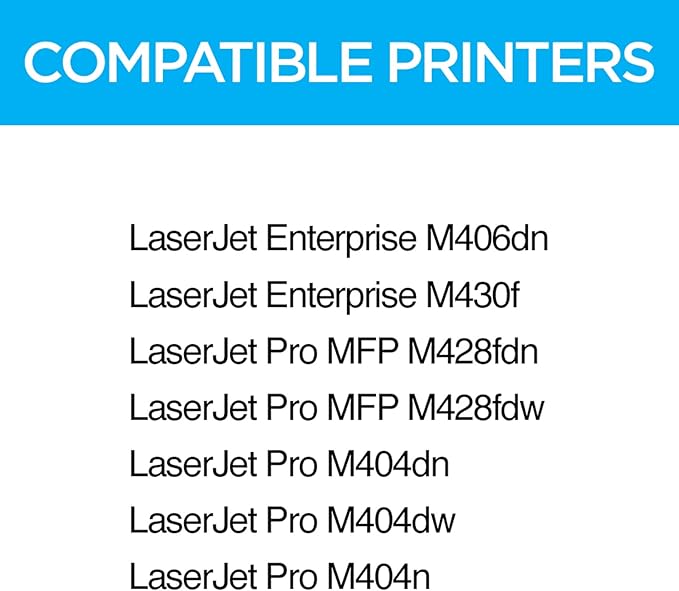 LD Products Compatible Toner Cartridge Replacement / Compatible with HP 58X / CF258X HY (Black with CHIP) for LaserJet Pro M404dn M404dw M404n MFP M428fdn MFP M428fdw New Working CHIP Installed