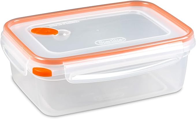 Sterilite 03221106 8.3 Cups Rectangle Ultra-Seal™ Container 6PK