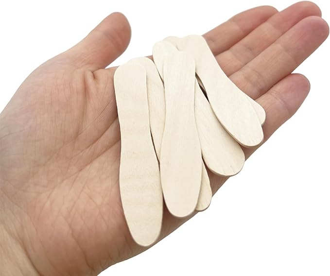 200 Pcs 3 Inch Mini Wooden Spoons, Disposable Small Tasting Spoons, Biodegradable Compostable Birchwood