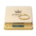 Street Kingz Gold Digital Jewelry Scale - 500g High Precision Food Scale with Multi-Unit Conversion & Piece Counting - Portable Small Digital Scale, Includes 2 Weighing Bowls