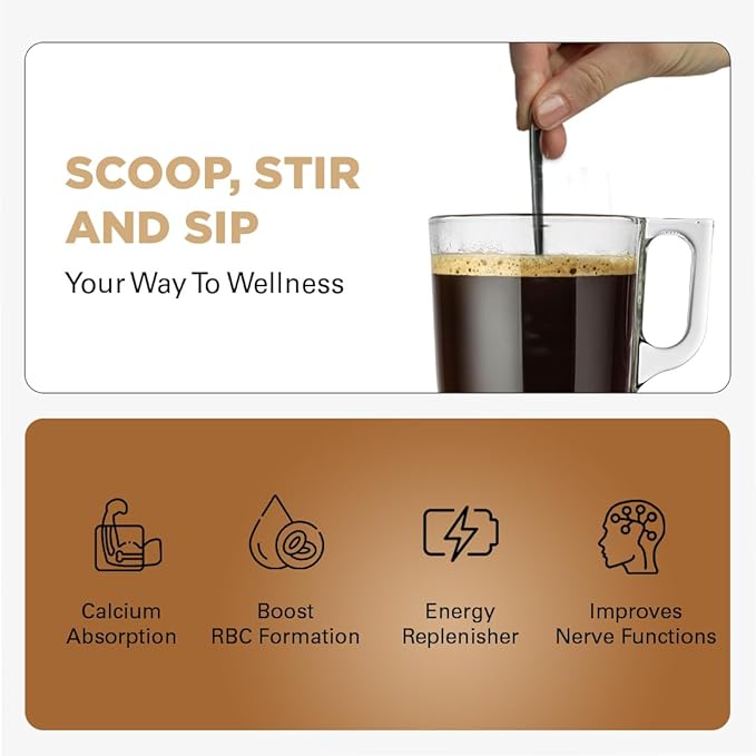 Keto Vitals Instant Keto Coffee Powder - 30 Servings - Low-Calorie Original Sweetened Coffee with Keto-Friendly Creamer
