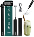ENSANTE Ultra Fast Electric Milk Frother Wand Handheld 11,000RPM, Mini Whisk Mini Blender Rechargeable Frother for Protein Powder Lattes Matcha, Travel Frother with Case, Coffee Stirrers Electric