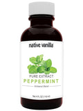 Native Vanilla - Pure Peppermint Extract - 4 Fl Oz - Pure Flavors and Extracts - Perfect for Cooking, Baking, and Dessert Crafting