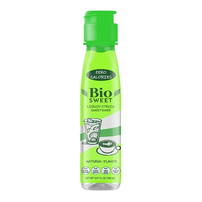 BioSweet Stevia Drops - Natural Flavor | Zero Calorie Liquid Sweetener | Non GMO, Keto & Diabetic Friendly, Gluten Free, Vegan | Nothing Artificial | 3,000 drops (5.07 Fl Oz)