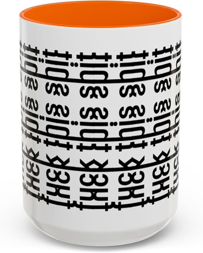 Bold Statement Coffee Mug, Hidden Message Unique Gift for Caffeine Lovers, Funny Office Mug, Housewarming, Birthday,
