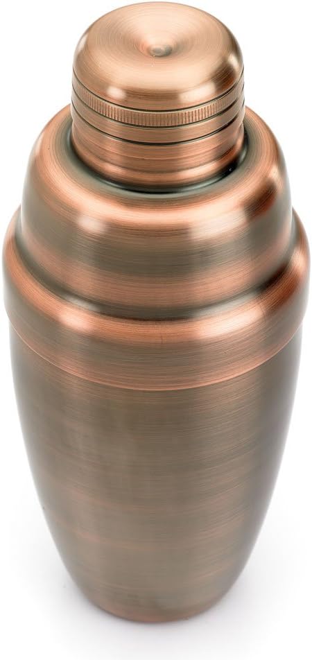 Barfly Cocktail Shaker, 18oz (532 ml), Antique Copper