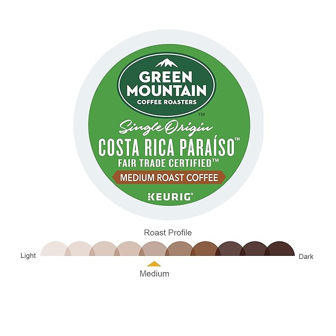 Green Mountain Coffee K-Cup Pods Costa Rica Paraiso, 24/box