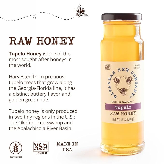 Savannah Bee Company Honey - Pure, Natural, Raw Honey