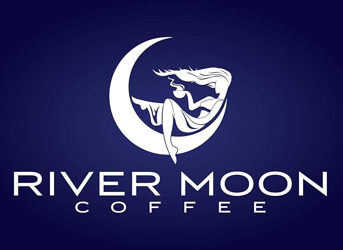 River Moon Coffee, Fade to Black Dark Roast Coffee Beans, 2 lbs, Extra Dark, Low Acidity, Non-GMO, Direct Trade, Fadernauts Blend