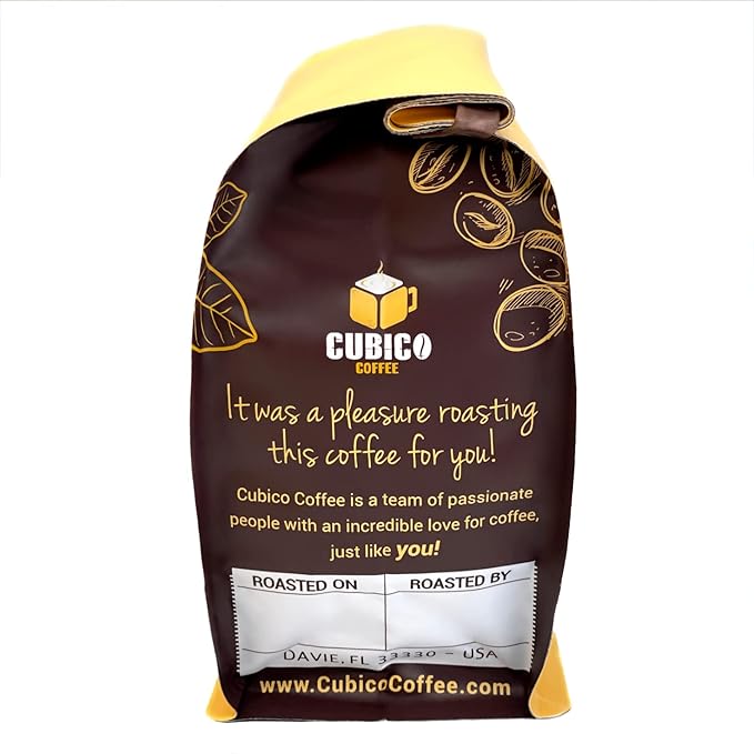 Peruvian Coffee, Whole Bean Coffee, Premium Peru Cenfrocafe Single Origin Fresh Roasted Coffee Beans | Cubico Coffee | 12 Ounce Bag