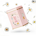 Life Plus Style Gourmet Happy Tea Company Chamomile Herbal Tea Premium Organic Pure Chamomile Naturally Caffeine Free 50 Tea Bags Classic Gift Tin for Women No Artificial Flavors