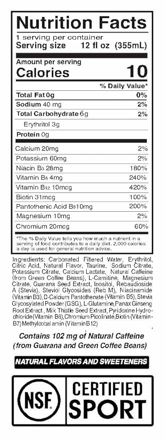 ProBaller Ultra Premium Zero Sugar Energy Drink - Natural & Clean NSF Certified Sport Drink with Amino Acids, Taurine, Biotin, Vitamin B 12 Methylcobalamin, & Electrolytes - 15 Pack - Wild Berry