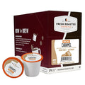 Fresh Roasted Coffee, Decaf Caramel, Flavored Coffee Pods, K-Cup Compatible, 24 Count