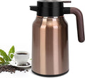 51oz Thermal Coffee Carafe, Stainless Steel Carafes for Hot Liquids 12 Hours, Insulated Coffee Carafes For Keeping Hot Coffee, Hot Water, Tea, Hot Beverage (Gold)