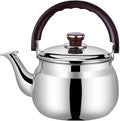 Tea kettle, Food Grade 304 Stainless Steel Tea Kettle for Stove top Whistling Teapot with Cool Touch Ergonomic Handle, Suitable for All Heat Sources(4.7L)