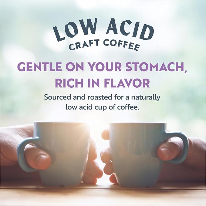 Clean Coffee Co. - Low Acid Medium Roast, Tested for Molds and Toxins, Costa Rica Blend, Notes of Milk Chocolate, Roasted Nuts, Toasted Malt (Whole Bean, 12 oz Bag)