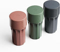 Staze Preserve Vacuum Sealed Storage Jars (148ml) | Patented Smell Proof Containers | Herb Storage & Food Storage Container with Protection - (AUTUMN TRIO)