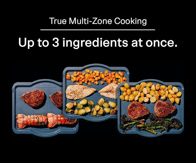 Brava Glass: 10-in-1 Touchscreen Countertop Smart Oven, Glass Door, Wireless Thermometer, Air Fryer, 6-Slice Toaster, Slow Cooker, Reheater, Dehydrator, Rice Cooker, Auto-Shut Off, 1800W