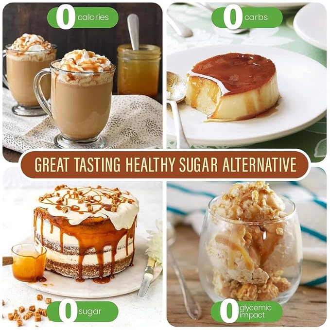 Stevia Select Caramel Flavored Liquid Stevia – Zero Calorie Coffee, Tea, Drink & Baking Sweetener, All-Natural, No Erythritol, Keto-Friendly Sugar Alternative, 300 Servings – 2 Oz (2 Pack)
