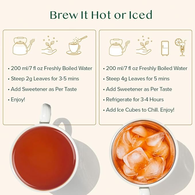 VAHDAM, Cardamom Chai Tea Loose Leaf (50 Cups,3.53 oz)  India's Traditional Cardamom Tea | Spiced Chai Tea | Brew Hot, Iced Or Chai Latte/Masala Chai | Whole Loose-Leaf, Vacuum Sealed