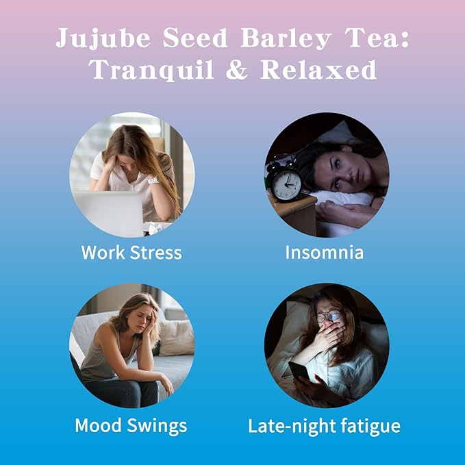 Leafberry Herbal Tea Sampler (Sleep Tea) - 10 Caffeine-Free Decaf Pyramid Bags | Relaxing Bedtime Gift Set for Women & Men | Promote Sleep and Calm the Mind