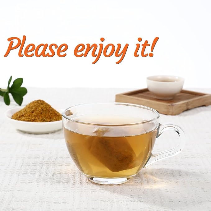 Premium 50 Calendula Flower Tea Bags, Made with 100% Natural Calendula Flowers，For Skin Health & Support Wellness, No Additives & Caffeine Free.