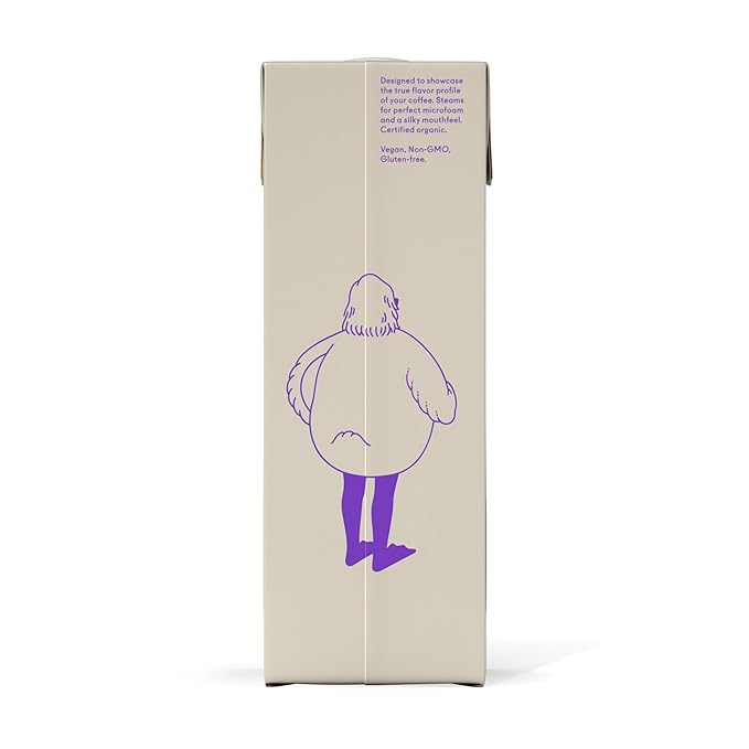 Minor Figures - Oat Milk - Organic - Barista Standard - 32 Oz - 6 Pack - Non-GMO - Plant-Based - Vegan - Dairy-Free - Shelf Stable - Unsweetened