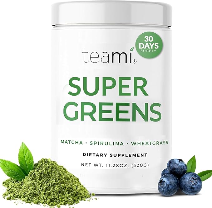 Teami Ultimate Wellness Bundle - Chocolate Matcha & Greens Superfood Powders for Energy, Digestive Health, and Bloat Relief