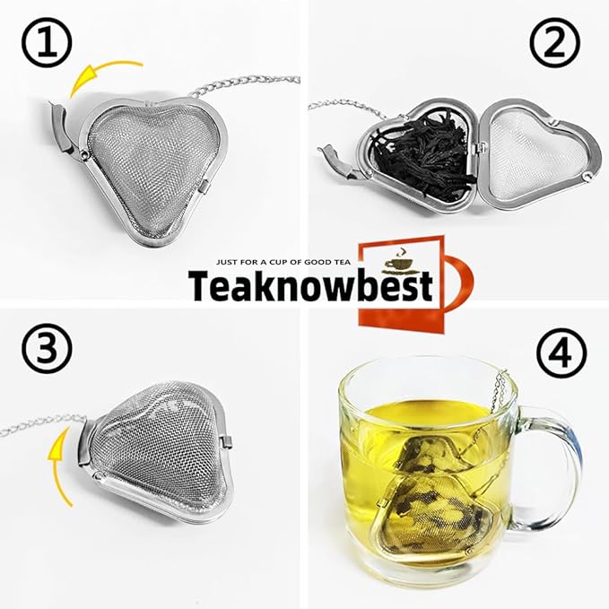 2PCS Loose tea infuser，Stainless Steel Tea Strainers for Loose Tea，tea leaves infuser，Fine mesh tea ball + crystal pendant，Suitable for brewing all loose leaf teas (2, Amethyst)
