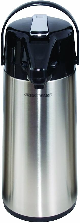 Crestware 2-1/2-Liter Glass Lined Airpot