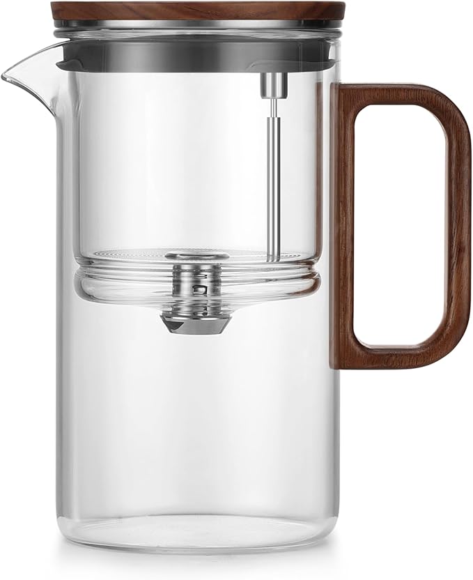 Bonston heat-resistant glass teapot, magnetic switch, gift box, 16.9oz
