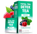 Total Tea Slimming Detox Tea for a Healthy Weight Support - Caffeine Free - Herbal Tea with Chamomile, Hibiscus, Ginger Root for Colon Cleanse - Natural Fruit Tea for Digestive Health