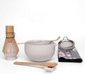 Joyscale Matcha Whisk Set, Matcha Set Whisk And Bowl, 8 Pcs Matcha Kit Set(Ancient Kiln Design), 14 OZ, Japanese Matcha Tea Set, Matcha Making Kit Gifts for Tea Lovers(White)