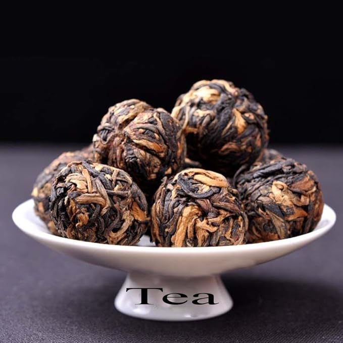 Tealyra - Black Dragon Pearls - Yunnan Special Black Tea - Loose Leaf Tea - Premium Tea - Bold Caffeine - 220g (8-ounce)