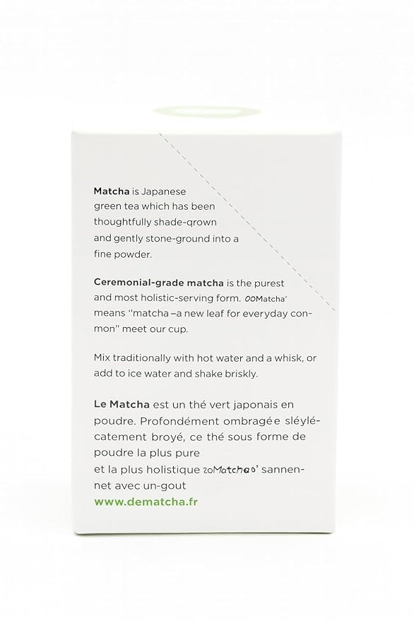 DoMatcha - Ceremonial Green Tea Matcha Powder, Travel Friendly, Natural Source of Antioxidants, Caffeine, and L-Theanine, Promotes Focus and Relaxation, Kosher, 24 Packets