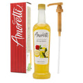 Amoretti - Limoncello Rose Beverage Infusion, 94 Servings Per Bottle (750 ml) - Drink Mix & Water Enhancer with Pump for Flavoring Cocktails, Waters, Teas, and other Beverages, Preservative Free