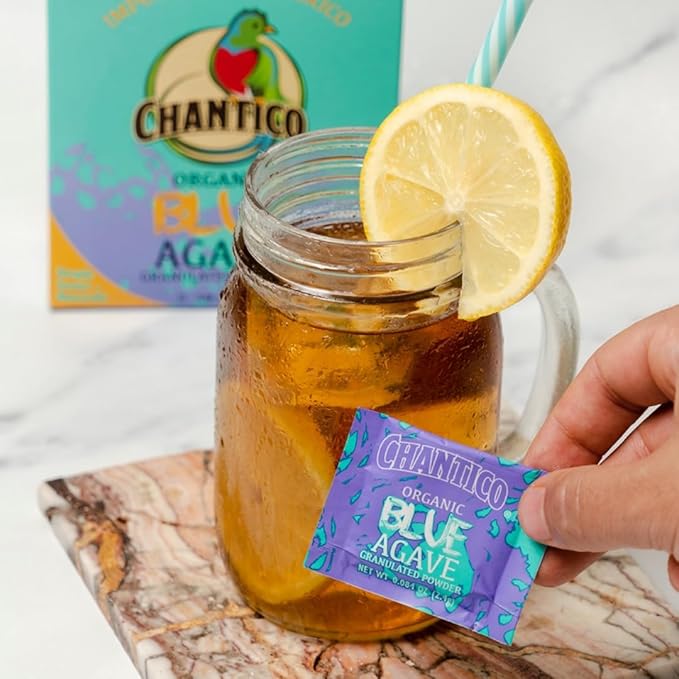 Chantico Sweet Granulated Agave Powder – 3 Box of 35/2.4 g Sachet, Convenient single-serve packaging, Low-carb, Keto, Sugar substitute, Perfect for use in baking, smoothies, coffee, tea, yogurt