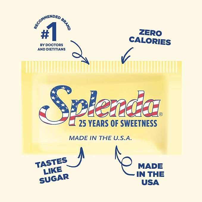 SPLENDA Zero Calorie Sweetener, 2000 Count Packets