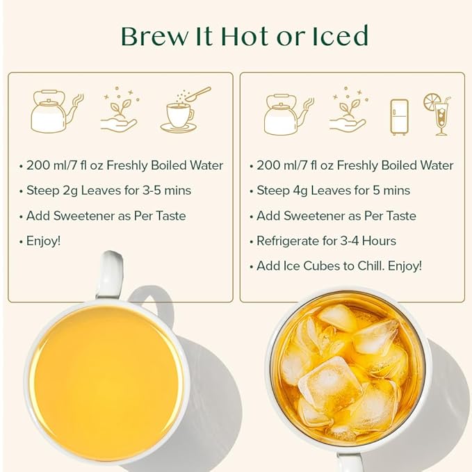VAHDAM, Turmeric Saffron Herbal Tea Loose Leaf 100g (50 Cups, 3.5oz) Blend Of Turmeric Tea, Saffron Tea & Fresh Spices | Whole Loose-Leaf Tisane | Vacuum Sealed for Freshness