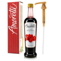 Amoretti - Raspberry Beverage Infusion, 94 Servings Per Bottle (750 ml) - Drink Mix & Water Enhancer with Pump for Flavoring Cocktails, Waters, Teas, and other Beverages, Preservative Free