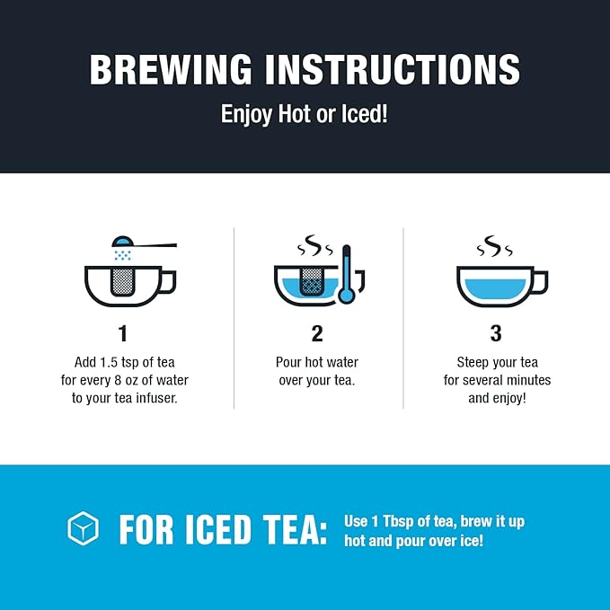 Tiesta Tea - Loose Leaf Tea Sampler Set - Assorted Real Fruit, Herbal, Spices, Black & Chai Brew, High to No Caffeine, Hot or Iced Tea Variety, 8 Sample Pouches, Up to 80 Cups, Seasonal Flavors