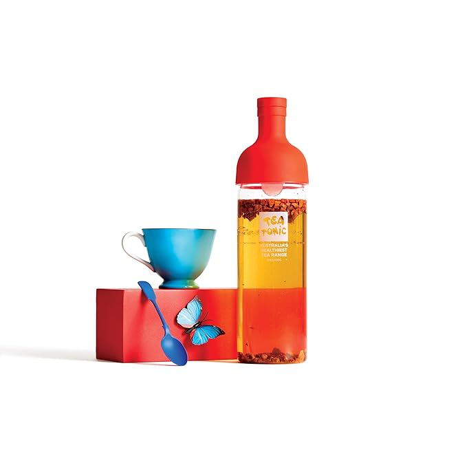 Tea Tonic Mango Elixir Tea Bags – Refreshing Fruit Infusion with Mango & Pure Ingredients, 20 Count | Tropical Herbal Tea for Iced or Hot Brews | Caffeine-Free