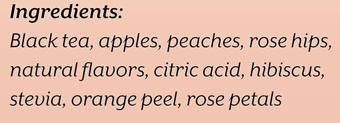 Cozy Up Peach Black Tea Pods Compatible with Keurig K-Cup Brewers, 36-Count