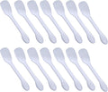 100 PCS Mini Plastic Spoons, Disposable Ice Cream Dessert Tasting Spoons, Suitable for Cake Jelly Pie Yogurt (Clear)