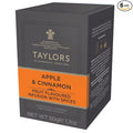 Taylors of Harrogate Apple & Cinnamon, Herbal Tea Individually Wrapped Teabags, 20 Count (Pack of 6), Spiced, Fruity & Sweet, Caffeine-Free, Enjoy Hot or Iced, 120 Teabags Total