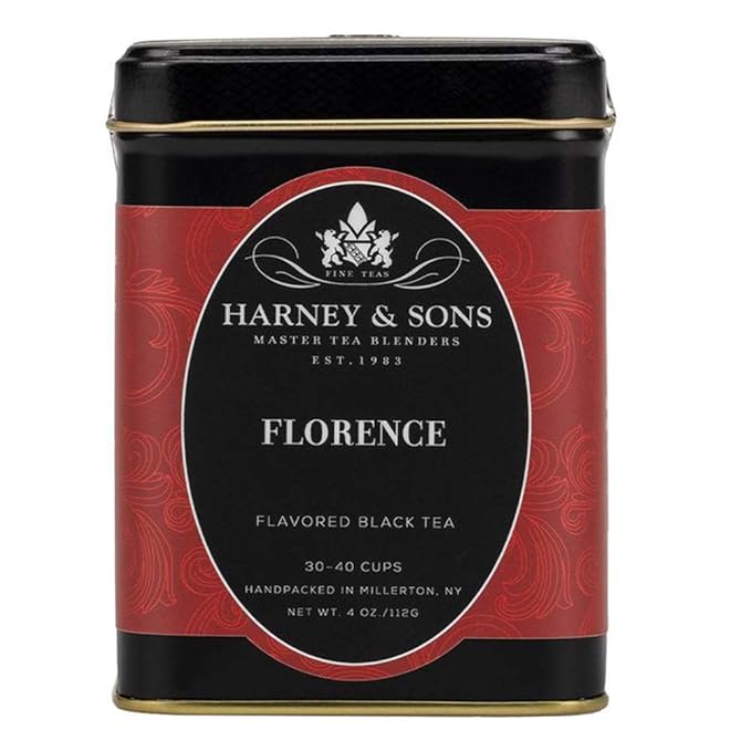 Harney & Sons Florence | 4oz Tin of Loose Chocolate Hazelnut Black Tea