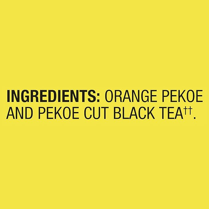 Lipton Black Tea Bags, Hot or Iced, Black tea with Caffeine, 600 Total Bags (100ct - Pack of 6)